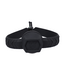 Doc Johnson SilentFit EZ-Adjust Siliconen Gag Zwart Voor Langdurig Comfort