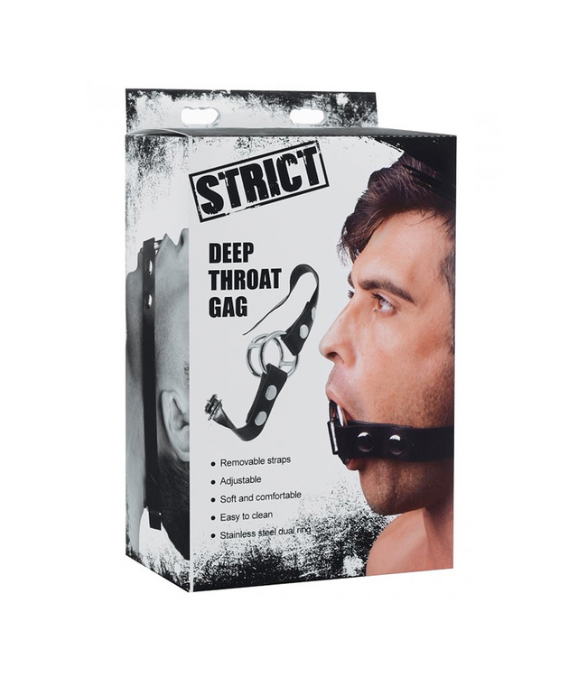 XR Brands Ultimate Deep Throat Gag for BDSM Pleasure & Control - Comfortable Use