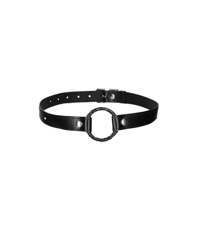Ouch! Adjustable Comfort O-Ring Gag - Durable Soft PU for Optimal Control