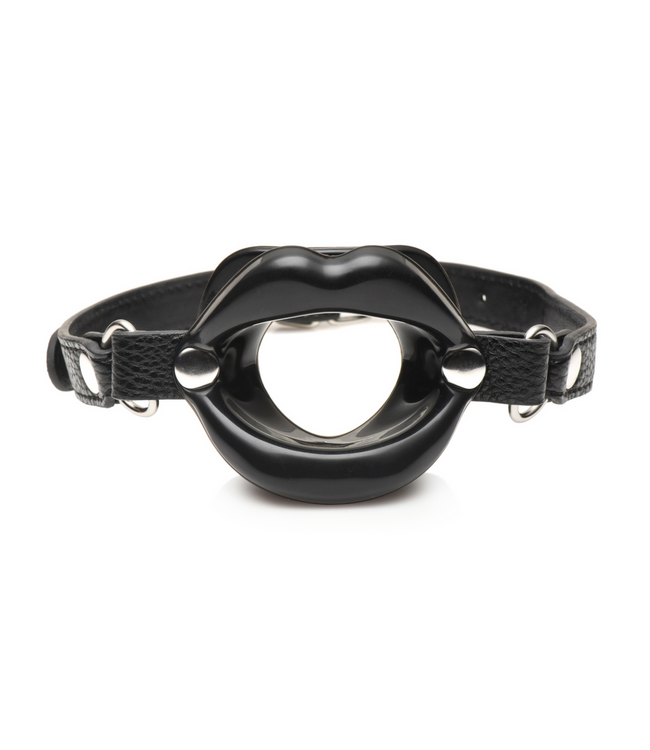 XR Brands Kinky Spaß mit Juicy Lips – Offener Mundknebel für BDSM-Abenteuer
