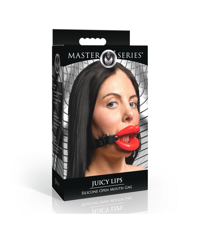 XR Brands Kinky Silikon-Mundknebel mit Lippen – Maximale Entfaltung des Vergnügens