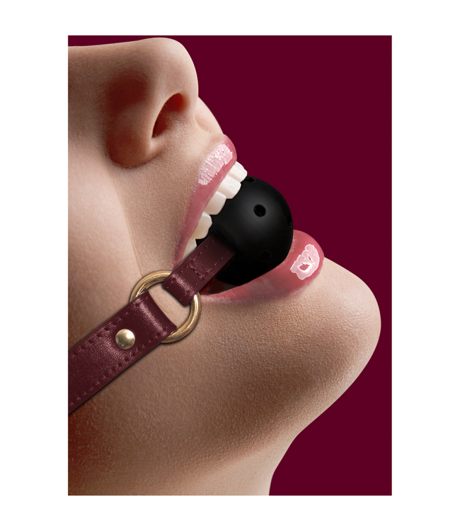 Ouch! Luxuriöser Ouch Halo Ballknebel für aufregende BDSM-Erlebnisse