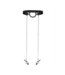 Ouch! Comfort & Excitement O-Ring Ball Gag with Nipple Clamps & Chains