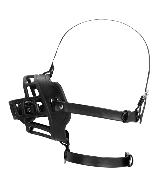 Ouch! Muilkorf Met Afneembare Ball Gag Zwart – Ouch! By Shots
