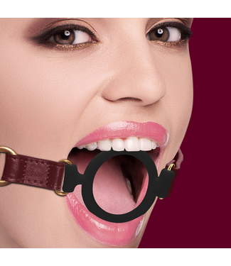 Ouch! Luxuriöser Silikon-Open-Ring-Gag | Ouch Halo für stilvollen BDSM-Genuss