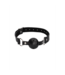 Ouch! Comfortable Breathable Ball Gag with Nipple Clamps for Exciting Play