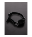 Steel by Shots Ovale Siliconen Ball Gag Met Leren Verstelbare Riem Voor Bondage