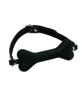 XR Brands Hound Adjustable Silicone Dog Bone Gag – Safe, Comfortable Playtime