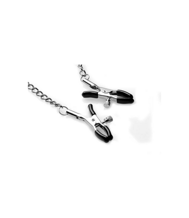 XR Brands Silikon-Ballknebel mit Nippelklemmen – Dominanz und Stille für BDSM-Fans