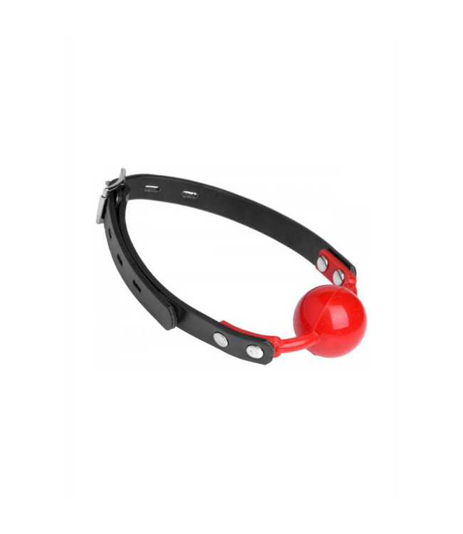 XR Brands The Hush Ball Gag - Comfortable Silicone Design for Safe BDSM Play