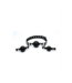 XR Brands Verstelbare Ball Gag Set Met 3 Siliconen Ballen Voor Comfort En Veiligheid