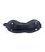Red Leather Leren Gag Met Gevoerde 5cm Stok En Verstelbare Riem Zwart