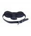 Red Leather Comfortable Black Leather Gag with Padded Bar and Adjustable Strap