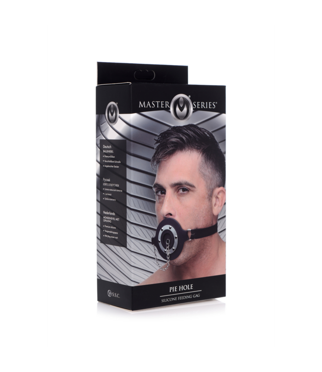 XR Brands Pie Hole Silikon-Futterknebel – Sicheres & bequemes Mund-Accessoire