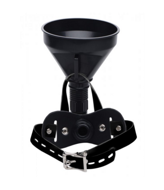 XR Brands Latrine Funnel Gag - Ultimate Control for Dominant Play