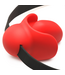 XR Brands Red Silicone Ball Gag for Safe and Comfortable BDSM Play