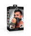 XR Brands Ultimate Comfort Backdoor Play Gag - Soft TPE & Vegan Leather
