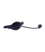 Red Leather Comfortable Black Leather Inflatable Ball Gag with Adjustable Strap