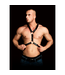 Ouch! Thanos Chest Armour: Stylish Leather Harness with Studs & O-Rings
