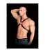 Ouch! Adonis High Halter Harness – Stylischer Lederharnisch mit O-Ringen und Nieten