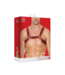Ouch! Luxuriöses Leder-Bulldog-Harness S/M | Fester & Verstellbarer Fetisch-Look
