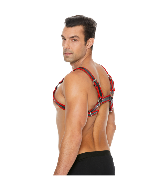 Ouch! Luxurious Leather Bulldog Harness S/M | Adjustable Fetish Wear
