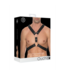 Ouch! S/M Tough Scottish Leather Harness with Stainless Steel Rings for BDSM