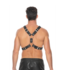 Ouch! Elegantes schottisches Ledergeschirr S/M mit Edelstahl-O-Ringen – BDSM-Styl