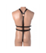 XR Brands Adjustable Seductive Men's Body Harness with Penis Rings for Bondage Fun