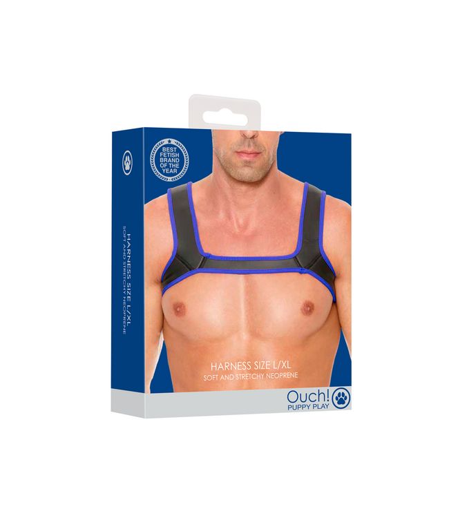 Ouch! Ouch! Puppy Play Neoprene Harness L/XL - Stylish & Comfortable Fit