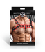 XR Brands XR Brands Verstelbaar Puppyplay Harnas Rood Met D-Ringen
