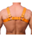 Red Leather Premium Bulldog Ledergeschirr Orange S/M – Nachhaltig & Stilvoll gefertigt