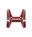 Ouch! Leren Z-Serie Borstharnas Met Verstelbare Ritsen Voor Bulldoggen L/XL