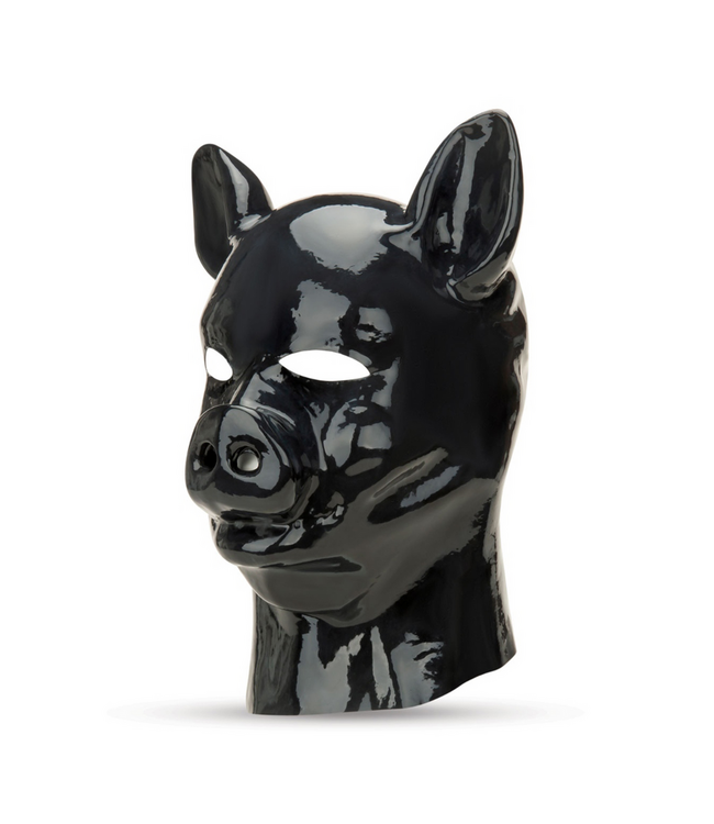 Prowler Red Prowler Red Latex Pig Hood - Kinky Role Play & Sensory Deprivation
