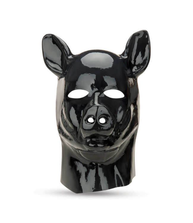 Prowler Red Prowler Red Latex Pig Hood - Kinky Role Play & Sensory Deprivation