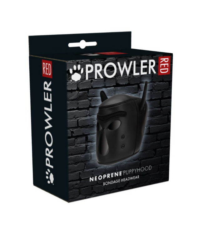 Prowler Red Luxuriöse Neopren-Welpenhaube schwarz | Ihr K9-Alter Ego entdecken