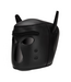 Prowler Red Neopreen Puppymasker Zwart Voor K9 Transformatie Met Open Ogen, Mond En Neus