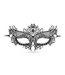 Crushious Mystica Black Lace Mask | Elegant Unisex Accessory for Exclusive Parties