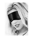 Ouch! Zacht Zwart Satijnen Oogmasker Met Elastische Band Voor Luxe Privacy