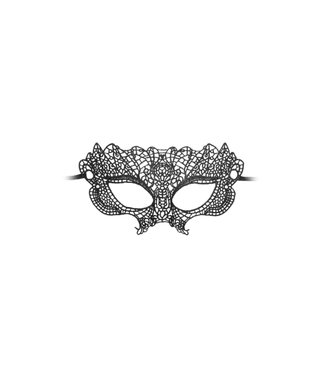 Ouch! Elegant Princess Black Lace Mask | Comfortable Venetian Design