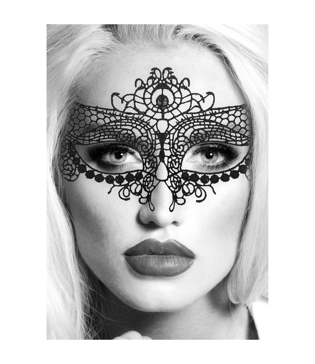 Ouch! Elegante OUCH! Spitzenmaske in Schwarz – Stilvoll und Bequem für jeden Anlass