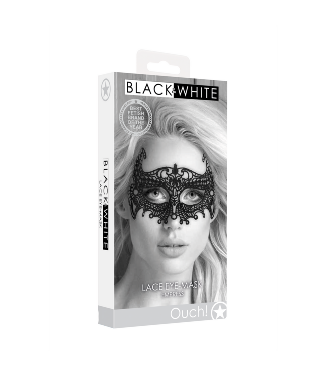 Ouch! OUC! Empress Black Lace Mask - Elegant, Comfortable & Adjustable