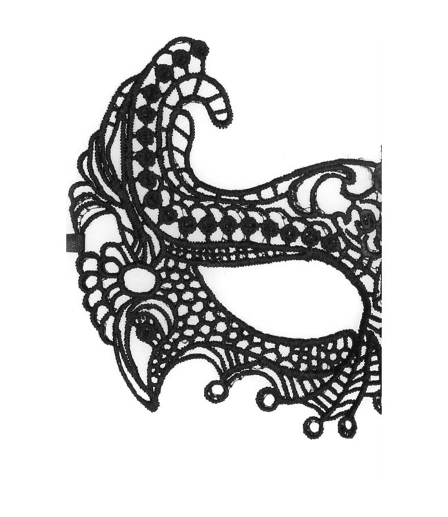 Ouch! OUC! Empress Black Lace Mask - Elegant, Comfortable & Adjustable