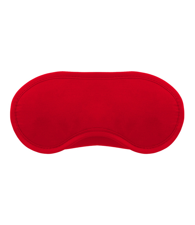 Crushious Crushious Satijnen Blinddoeken Set Zwart En Rood Met Elastiek