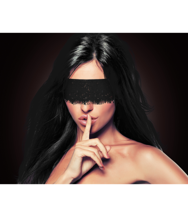 Ouch! Ouch! Zwart Zijde Kant Oogmasker Voor Versterkte Zintuigen