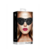 Ouch! Kunstleren Oogmasker Met Elastische Band En Ruitpatroon – 19,5 Cm