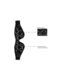 Ouch! Kunstleren Oogmasker Met Elastische Band En Ruitpatroon – 19,5 Cm