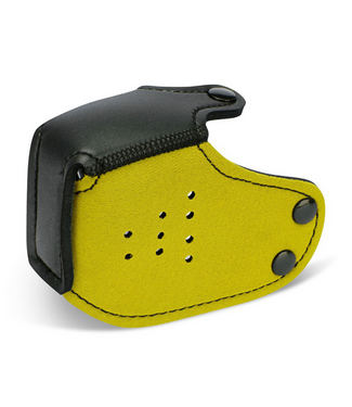Prowler Red Playful Yellow Puppy Muzzle | Soft Neoprene for Comfort & Fun