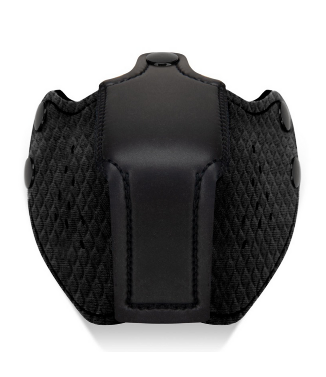 Prowler Red Comfortable Neoprene Black Puppy Muzzle for Playful K9 Transformation