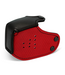 Prowler Red Comfortable Red Neoprene Puppy Muzzle - Perfect Fit for Playful Fun